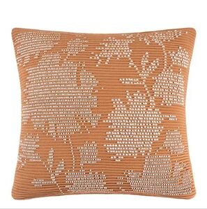 Patricia Nash Rainforest Collection Pleated Cotton Reversible Square Pillow